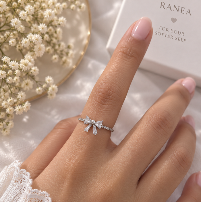 Sparkle Bow Ring